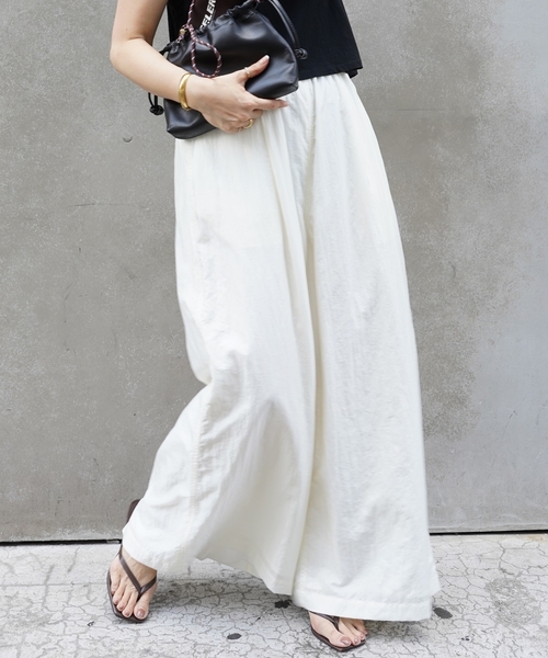 Deuxieme Classe 【CELERI/セルリ】ショートパンツ　ホワイト CELERI/セルリ】 WIDE PANTS（その他パンツ）｜Deuxieme Classe