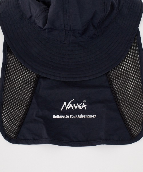 NANGA ナンガ ブラック ナイロンタッサー サンシェードハット フリーサイズ NANGA(ナンガ)/NYLON TUSSER SUNSHADE HAT(ナイロン タッサー