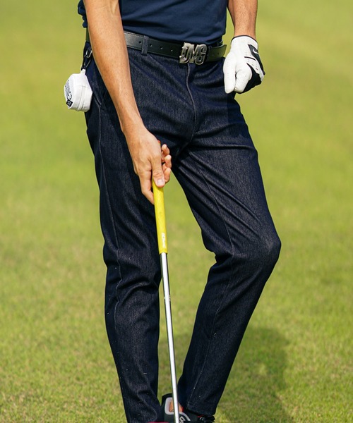 DIVINER GOLF】カットデニムバックロゴパンツ ゴルフ メンズ