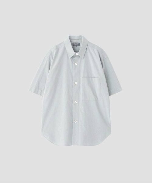 MARGARET HOWELL(マーガレットハウエル)の「MELANGE COTTON POPLIN(シャツ/ブラウス・メンズ・ライトグレー・LARGE/MEDIUM/SMALL)」の6枚目の写真