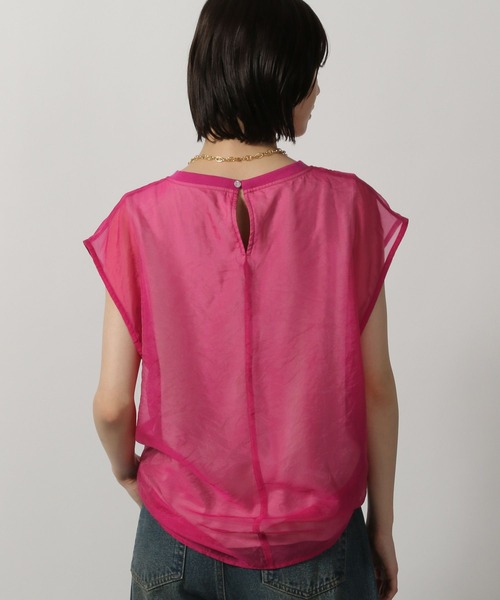 LAKOLE（ラコレ）の「ドッキングブラウスT / 576471（シャツ/ブラウス・レディース・アイボリー/ピンク/ブラック・FREE）」の21枚目の写真