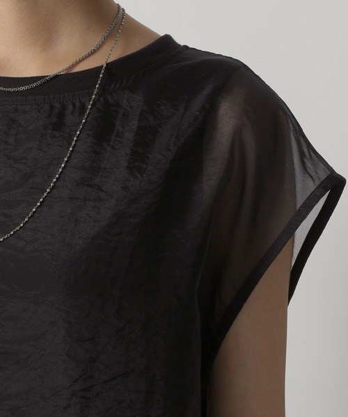 LAKOLE（ラコレ）の「ドッキングブラウスT / 576471（シャツ/ブラウス・レディース・アイボリー/ピンク/ブラック・FREE）」の17枚目の写真