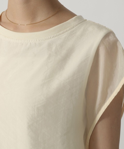 LAKOLE（ラコレ）の「ドッキングブラウスT / 576471（シャツ/ブラウス・レディース・アイボリー/ピンク/ブラック・FREE）」の8枚目の写真