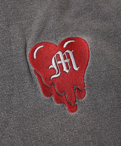 #MEMORY(メモリー)の「【MEMORY】ドリップハート スウェット S/S Tシャツ / Drip Heart Sweatshirt Short Sleeve T-Shirt / 【セットアップ 可能】(Tシャツ/カットソー・メンズ・ブラック系2/ホワイト/ブラック系1・M/L/XL)」の21枚目の写真