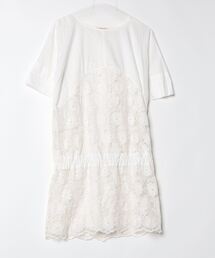 【新品】seebychloe シーバイクロエ　半袖ワンピース ホワイト SEE BY CHLOE - 【新品】seebychloe シーバイクロエ 半袖