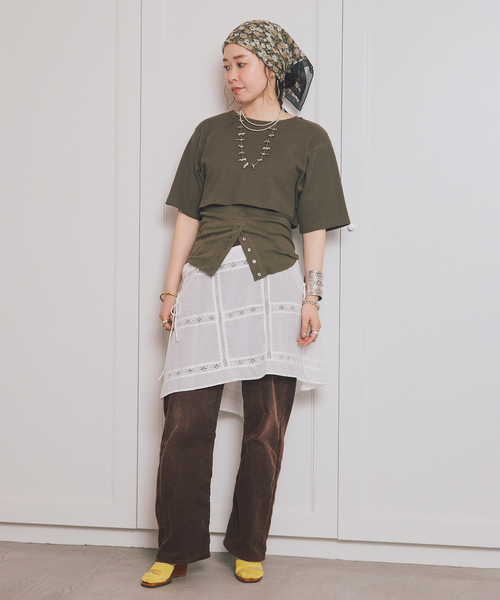 セール】oll*FRAMeWORK レイヤードサーマルT（Tシャツ/カットソー