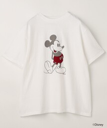 Americana/アメリカーナ Mickey / ミッキー / フロントデザイン S/S TEE / プリントTシャツ