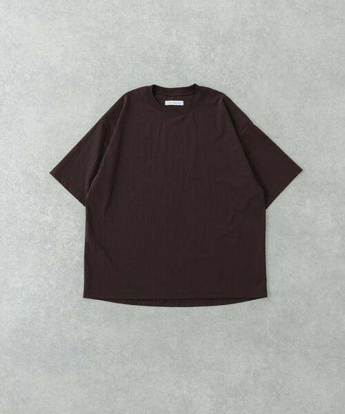 URBAN RESEARCH（アーバンリサーチ）の「NYLON DRY STRETCH SHORT-SLEEVE T-SHIRTS（Tシャツ/カットソー・メンズ・バーガンディー/ブラック・MEDIUM/LARGE）」の2枚目の写真