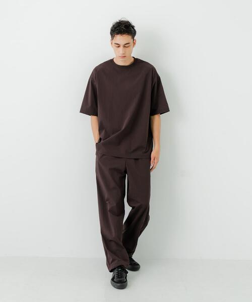 URBAN RESEARCH（アーバンリサーチ）の「NYLON DRY STRETCH SHORT-SLEEVE T-SHIRTS（Tシャツ/カットソー・メンズ・バーガンディー/ブラック・MEDIUM/LARGE）」の9枚目の写真