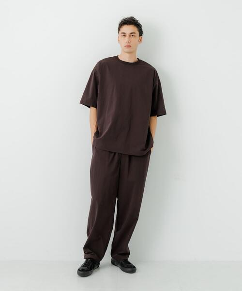 URBAN RESEARCH（アーバンリサーチ）の「NYLON DRY STRETCH SHORT-SLEEVE T-SHIRTS（Tシャツ/カットソー・メンズ・バーガンディー/ブラック・MEDIUM/LARGE）」の10枚目の写真