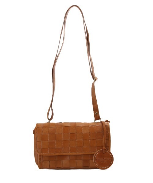 zucchero filato ズッケロフィラート 48919 編み込み 被せ財布バッグ  