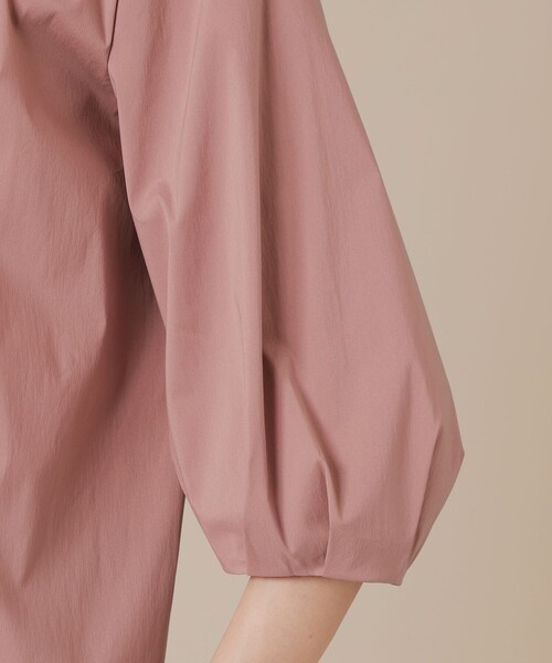MACKINTOSH LONDON（マッキントッシュ ロンドン）の「コットンナイロンストレッチブラウス（シャツ/ブラウス・レディース・オフホワイト/ピンク/ブルー・40/38）」の4枚目の写真