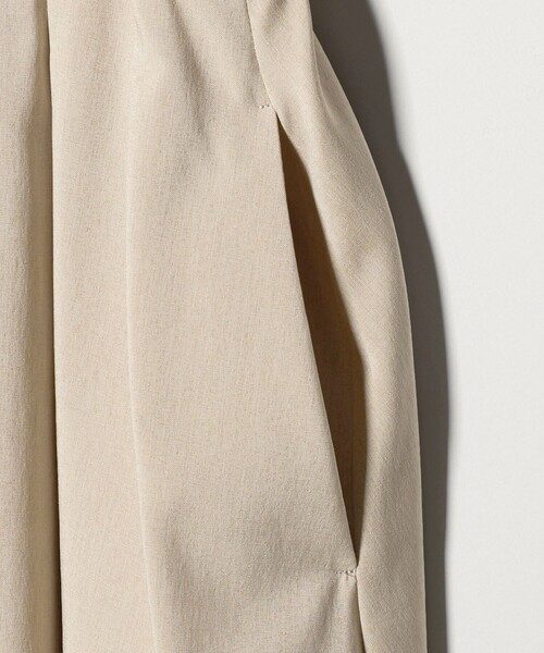 green label relaxing(グリーンレーベルリラクシング)の「ウエスト ベルト ショートスリーブ ワンピース -マシンウォッシャブル-(ワンピース・レディース・ベージュ/ネイビー・FREE)」の17枚目の写真