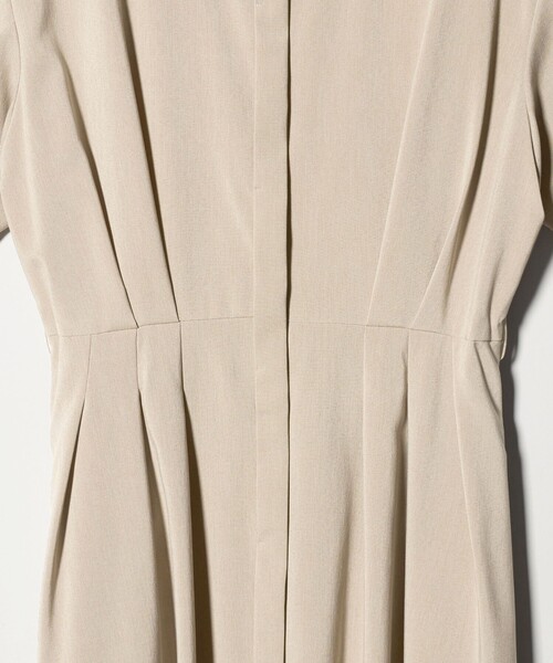 green label relaxing(グリーンレーベルリラクシング)の「ウエスト ベルト ショートスリーブ ワンピース -マシンウォッシャブル-(ワンピース・レディース・ベージュ/ネイビー・FREE)」の19枚目の写真