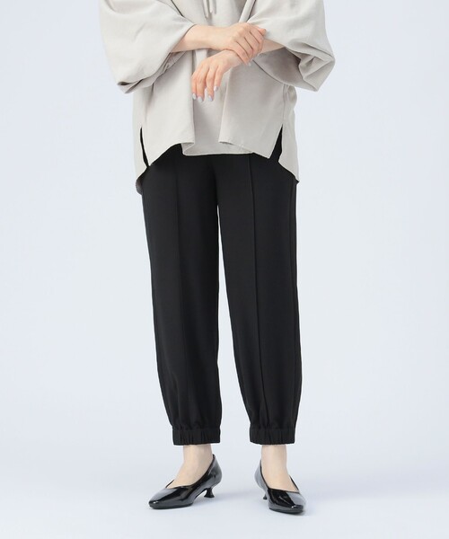 BEAMS HEART（ビームスハート）の「ウール ライク ジョグ パンツ（スラックス・レディース・グレー/ブラック・SMALL/MEDIUM）」の2枚目の写真