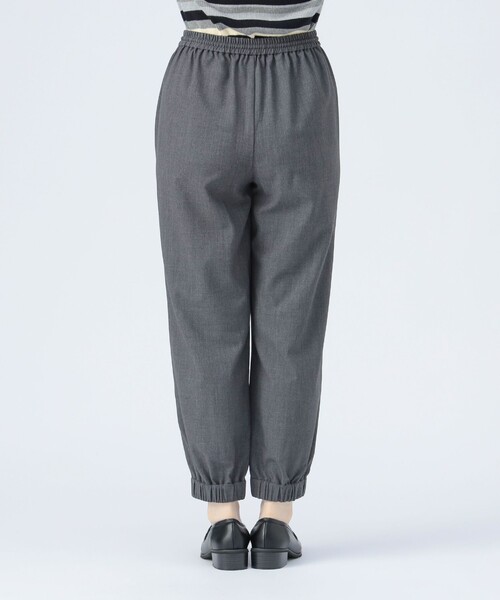 BEAMS HEART（ビームスハート）の「ウール ライク ジョグ パンツ（スラックス・レディース・グレー/ブラック・SMALL/MEDIUM）」の13枚目の写真