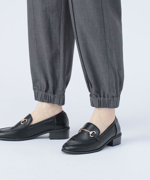 BEAMS HEART（ビームスハート）の「ウール ライク ジョグ パンツ（スラックス・レディース・グレー/ブラック・SMALL/MEDIUM）」の15枚目の写真