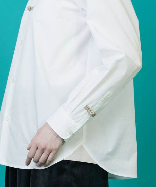 FRAPBOIS（フラボア）の「オリエーシャツ（シャツ/ブラウス・レディース・ブラック/ホワイト・1/2）」の19枚目の写真