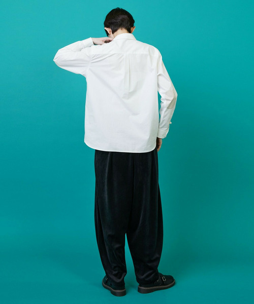 FRAPBOIS（フラボア）の「オリエーシャツ（シャツ/ブラウス・レディース・ブラック/ホワイト・1/2）」の14枚目の写真