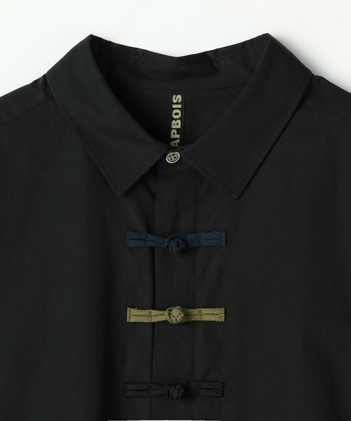 FRAPBOIS（フラボア）の「オリエーシャツ（シャツ/ブラウス・レディース・ブラック/ホワイト・1/2）」の11枚目の写真