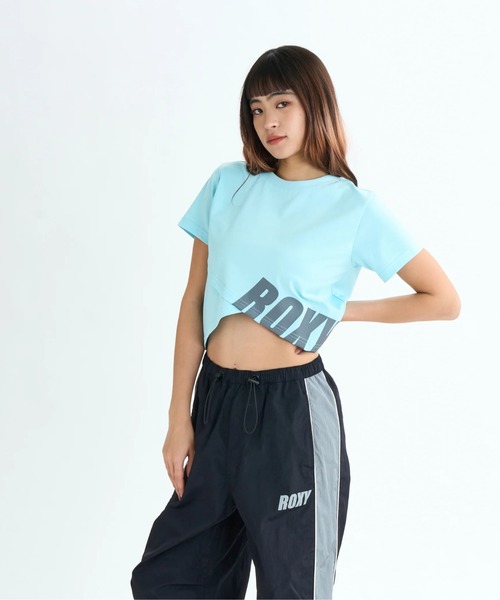 ROXY（ロキシー）の「NAIL IT S/S TEE/ロキシー速乾UVケアアシンメトリーショート丈半袖Tシャツ（Tシャツ/カットソー・レディース・ミント/ブラック/ホワイト・LARGE/MEDIUM/SMALL）」の11枚目の写真