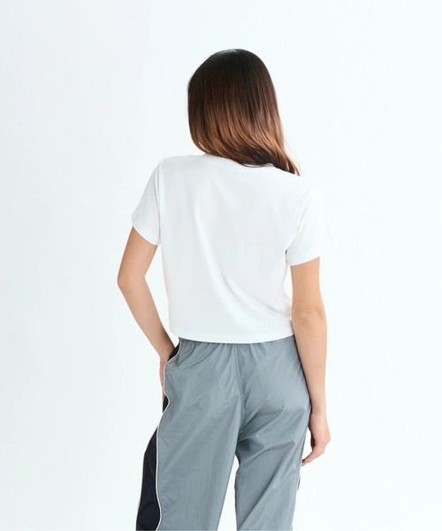 ROXY（ロキシー）の「NAIL IT S/S TEE/ロキシー速乾UVケアアシンメトリーショート丈半袖Tシャツ（Tシャツ/カットソー・レディース・ミント/ブラック/ホワイト・LARGE/MEDIUM/SMALL）」の4枚目の写真