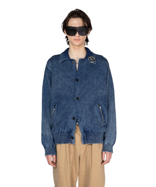 Vintage Dyed Knit Jacket（ニット/セーター）｜DAIRIKU（ダイリク）の