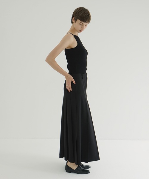 クラネ 24年 WIDE PLEATS LONG SKIRT プリーツ スカート WIDE PLEATS LONG SKIRT（スカート）｜CLANE（クラネ）の