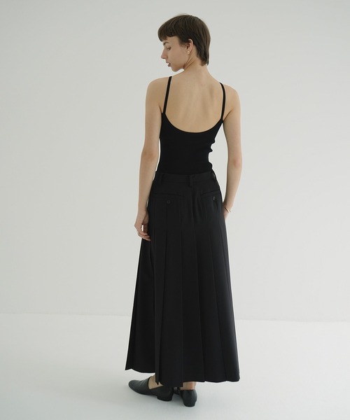 クラネ 24年 WIDE PLEATS LONG SKIRT プリーツ スカート クラネ 24年 WIDE PLEATS LONG SKIRT プリーツ スカート