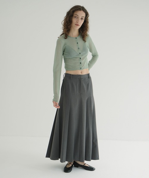CLANE クラネ WIDE PLEATS LONG SKIRT WIDE PLEATS LONG SKIRT（スカート）｜CLANE（クラネ）のファッション