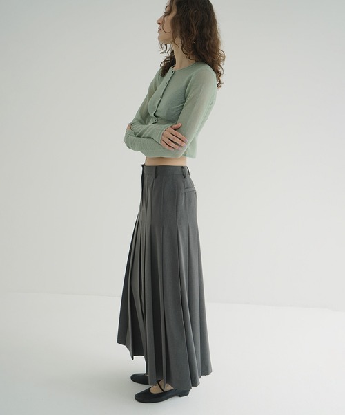 WIDE PLEATS LONG SKIRT（スカート）｜CLANE（クラネ）のファッション