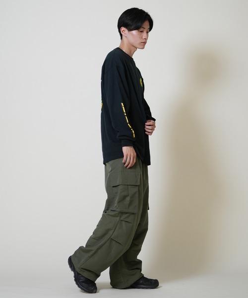 SANTA CRUZ(サンタクルーズ)の「【限定】SANTACRUZ/サンタクルーズ 長袖Tシャツ/ロンT バックプリント 502254402(Tシャツ/カットソー・メンズ・シルバーグレー/ライトブラック・L/M/XL)」の8枚目の写真