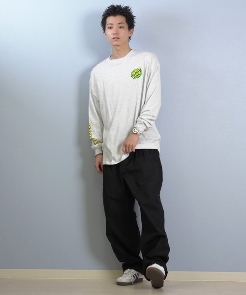 SANTA CRUZ(サンタクルーズ)の「【限定】SANTACRUZ/サンタクルーズ 長袖Tシャツ/ロンT バックプリント 502254402(Tシャツ/カットソー・メンズ・シルバーグレー/ライトブラック・L/M/XL)」の13枚目の写真