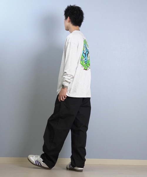 SANTA CRUZ(サンタクルーズ)の「【限定】SANTACRUZ/サンタクルーズ 長袖Tシャツ/ロンT バックプリント 502254402(Tシャツ/カットソー・メンズ・シルバーグレー/ライトブラック・L/M/XL)」の14枚目の写真