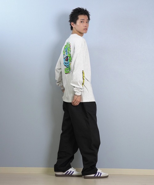 SANTA CRUZ(サンタクルーズ)の「【限定】SANTACRUZ/サンタクルーズ 長袖Tシャツ/ロンT バックプリント 502254402(Tシャツ/カットソー・メンズ・シルバーグレー/ライトブラック・L/M/XL)」の16枚目の写真