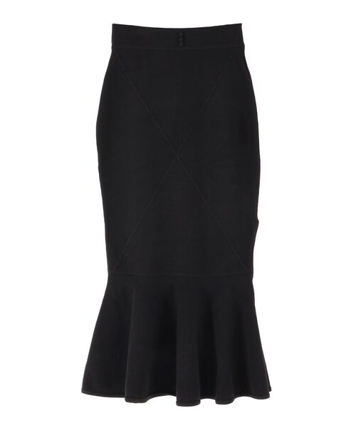 EATME（イートミー）の「【SETUP着用可】クロスケーブルニットスカート（スカート・レディース・オレンジ/オフホワイト/グレー/ブラック・FREE）」の5枚目の写真