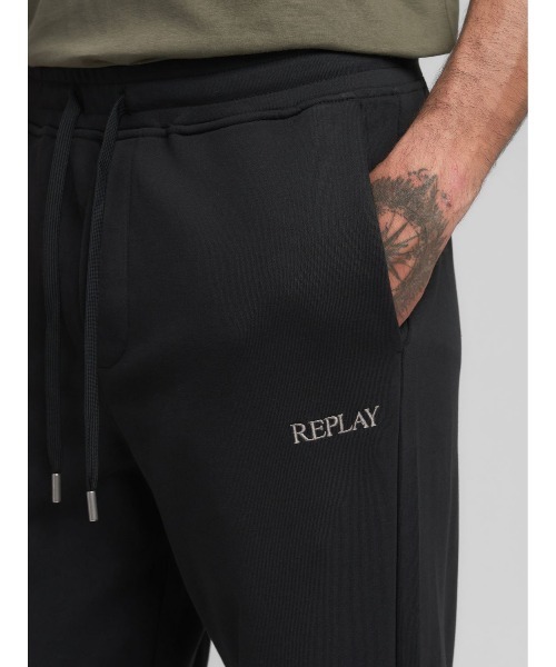 REPLAY(リプレイ)の「レギュラーフィットコットンテリージョガーパンツ(セットアップ)(その他パンツ・メンズ・霜降りグレー/ブラック・X-LARGE/LARGE/MEDIUM/SMALL)」の6枚目の写真
