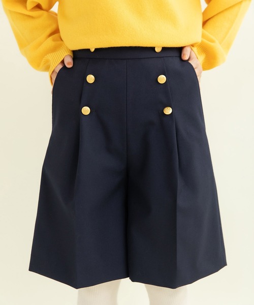 CHILD WOMAN(チャイルドウーマン)の「TWツイル セーラーハーフパンツ(その他パンツ・レディース・ネイビー・36/38)」の15枚目の写真