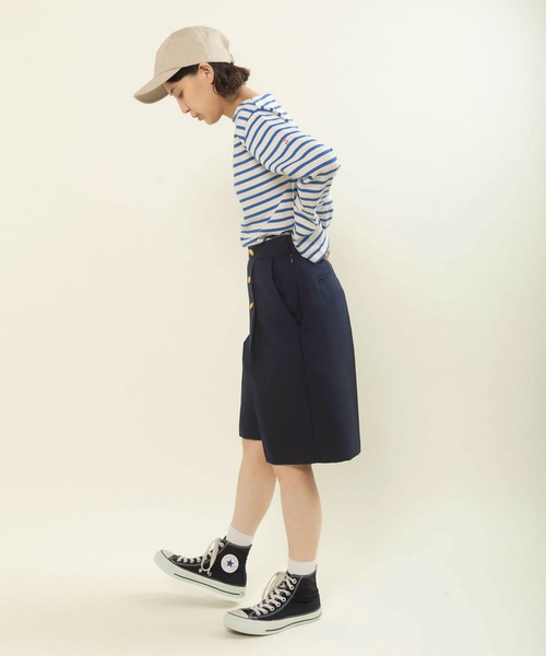 CHILD WOMAN(チャイルドウーマン)の「TWツイル セーラーハーフパンツ(その他パンツ・レディース・ネイビー・36/38)」の13枚目の写真