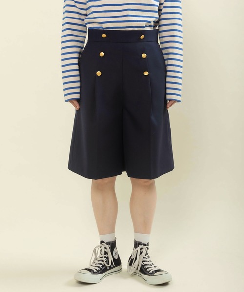 CHILD WOMAN(チャイルドウーマン)の「TWツイル セーラーハーフパンツ(その他パンツ・レディース・ネイビー・36/38)」の16枚目の写真