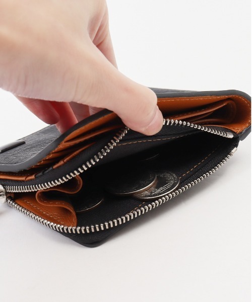 財布 SOLATINA カウレザー型押し2つ折りウォレット（財布）｜BACKYARD