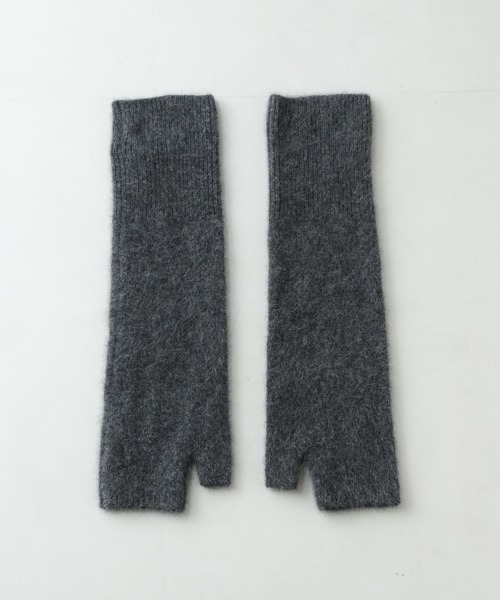 NANO universe（ナノユニバース）の「ウォッシャブルフォックスロンググローブ（手袋・レディース・チャコール/モカ/アイボリー・FREE）」の15枚目の写真