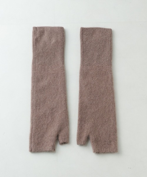 NANO universe（ナノユニバース）の「ウォッシャブルフォックスロンググローブ（手袋・レディース・チャコール/モカ/アイボリー・FREE）」の17枚目の写真