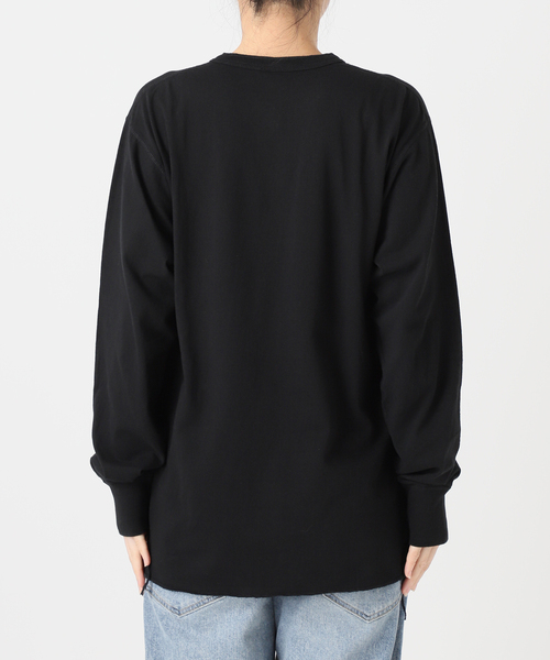 FRAMeWORK(フレームワーク)の「Healthknit/ヘルスニット ヘンリーロングスリーブ(Tシャツ/カットソー・レディース・ネイビー/ホワイト/レッド/ブラック/アイボリー・FREE)」の14枚目の写真