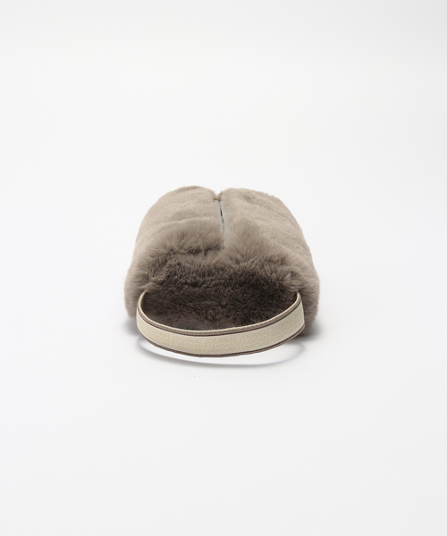 journal standard Furniture （ジャーナルスタンダードファニチャー）の「TISSUE BOX CASE FUR　フェイクファー ティッシュボックス（ダストボックス・レディース・ベージュ/ブルー系その他/ブラウン/チャコールグレー・FREE）」の10枚目の写真
