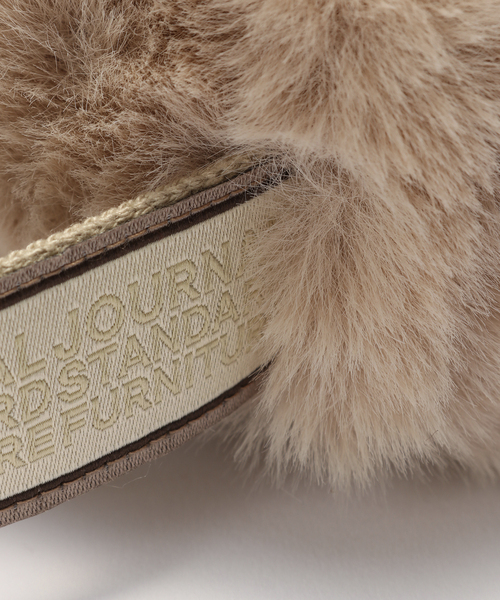 journal standard Furniture （ジャーナルスタンダードファニチャー）の「TISSUE BOX CASE FUR　フェイクファー ティッシュボックス（ダストボックス・レディース・ベージュ/ブルー系その他/ブラウン/チャコールグレー・FREE）」の16枚目の写真