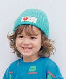 p.premier | カラフルニットビーニー ニット帽(ニットキャップ/ビーニー)