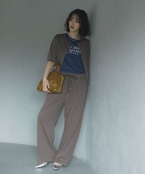 Green　Parks（グリーンパークス）の「andmikka.タック2WAYボストンバッグ（ショルダーバッグ・レディース・マスタード/レッド/ブラック・FREE）」の10枚目の写真