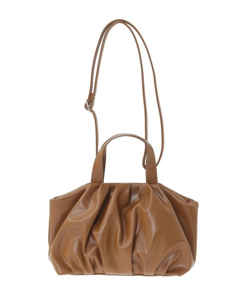 Green　Parks（グリーンパークス）の「andmikka.タック2WAYボストンバッグ（ショルダーバッグ・レディース・マスタード/レッド/ブラック・FREE）」の20枚目の写真