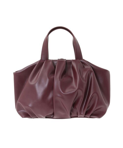 Green　Parks（グリーンパークス）の「andmikka.タック2WAYボストンバッグ（ショルダーバッグ・レディース・マスタード/レッド/ブラック・FREE）」の22枚目の写真